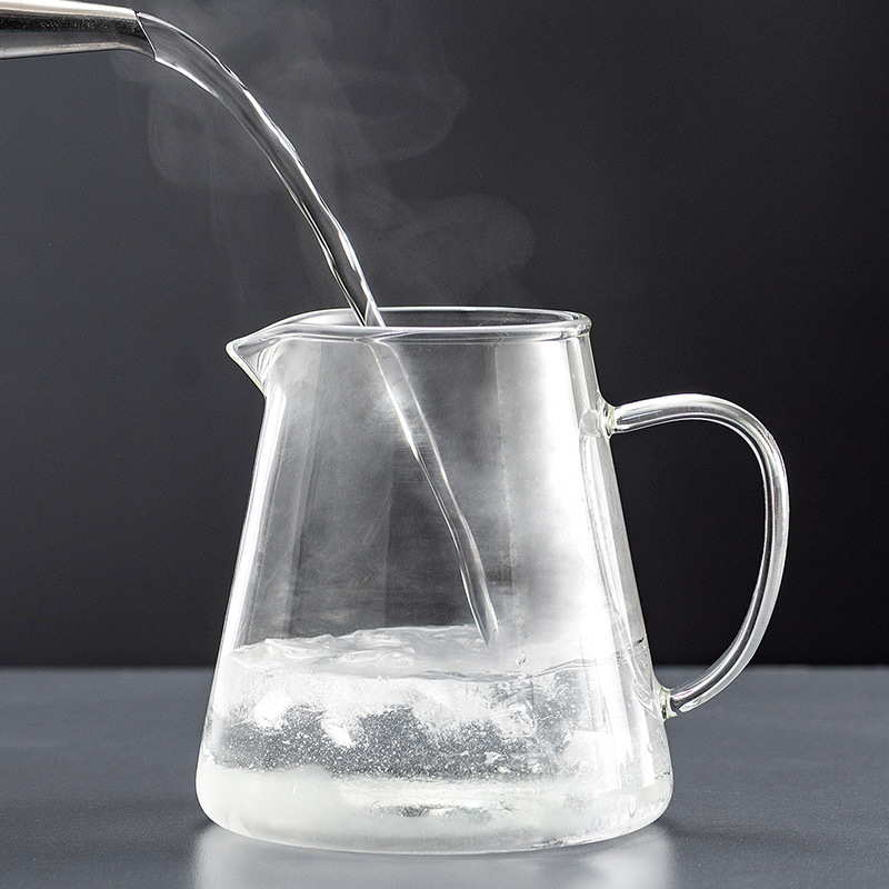 Bình pha trà thủy tinh crystal có lõi lọc trà và nắp inox SUS 304 (tặng sét 4 cọ vs vòi ấm)