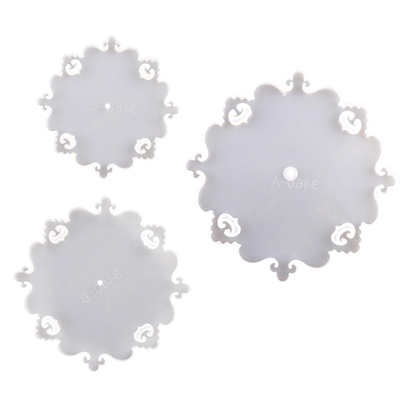 3x Silicone Fruit Tray Molds Epoxy Resin Casting Mould Home Decor Crafts DIY