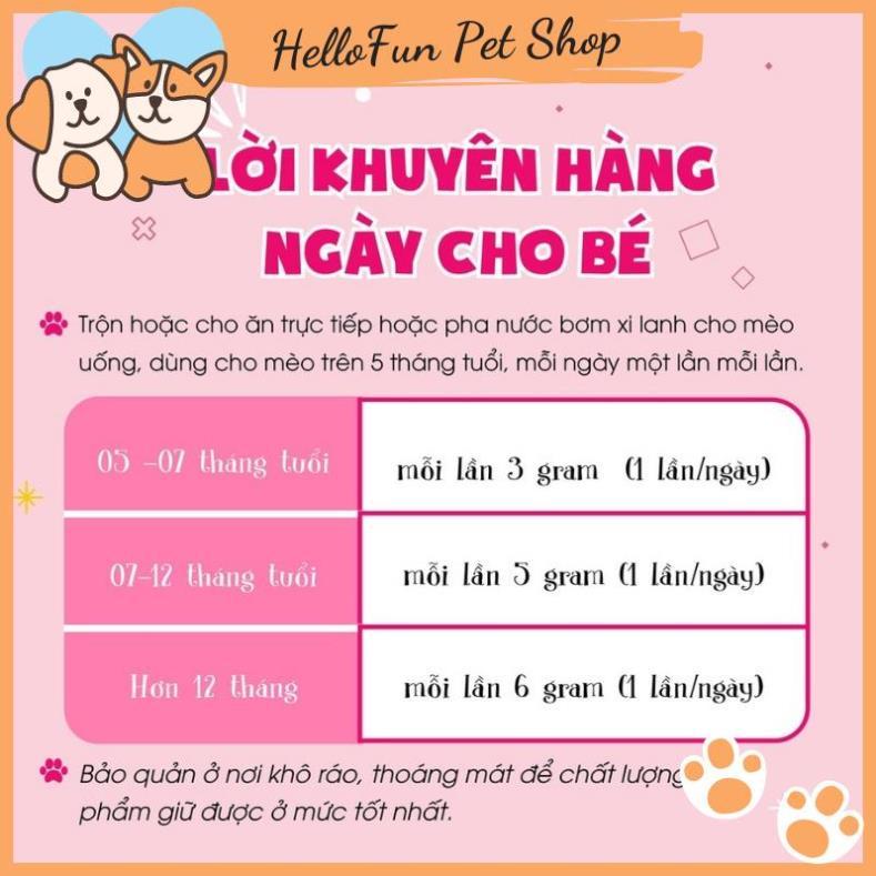 Bột tăng nọng cằm và form mặt bánh bao cho mèo Friend Baby (200g)