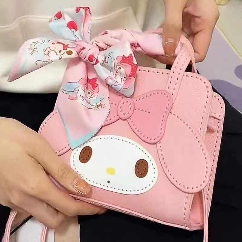 Set nguyên liệu tự làm túi xách nữ My Melody Sanrio character handmade khâu tay DIY bằng da PU dễ thương