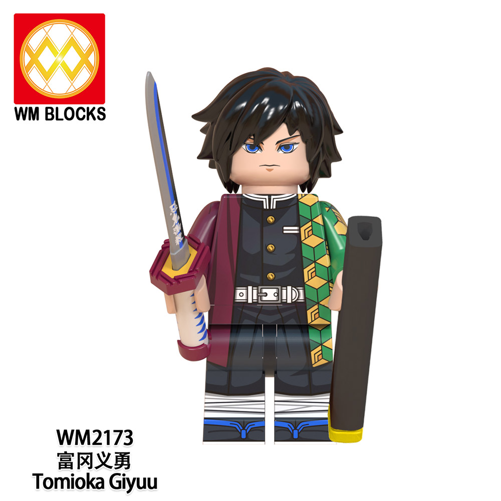 COMBO 8 Minifigures Các Mẫu Nhân Vật Nezuko Tanjiro Rengoku Kyoujurou Zenitsu Trong Sát Quỷ Demon Slayer WM6116