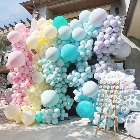 Set 10 bóng nhũ THÁI LAN size to trộn màu