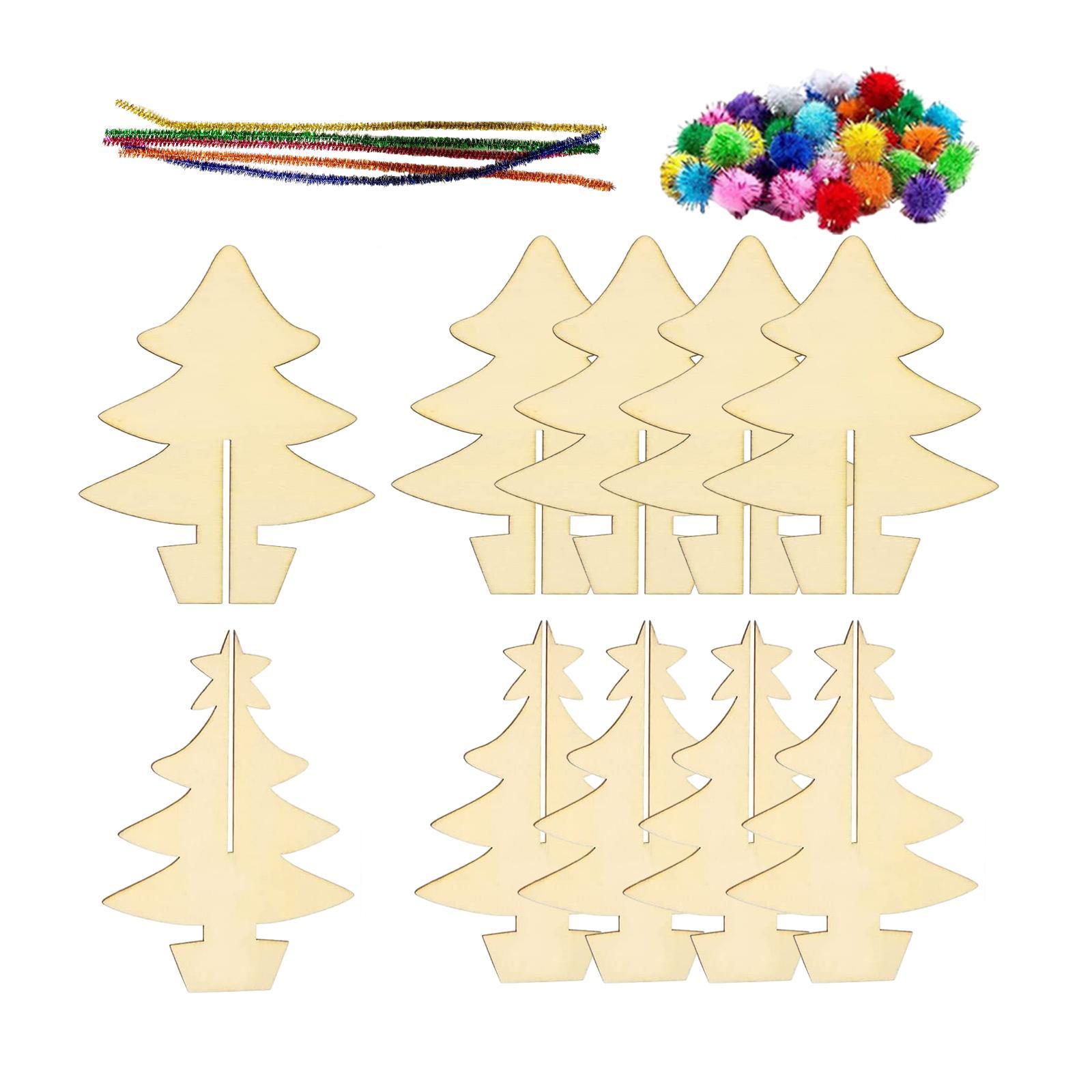 Christmas  Slices Painting Set DIY Paint Set for Holiday Decoration
