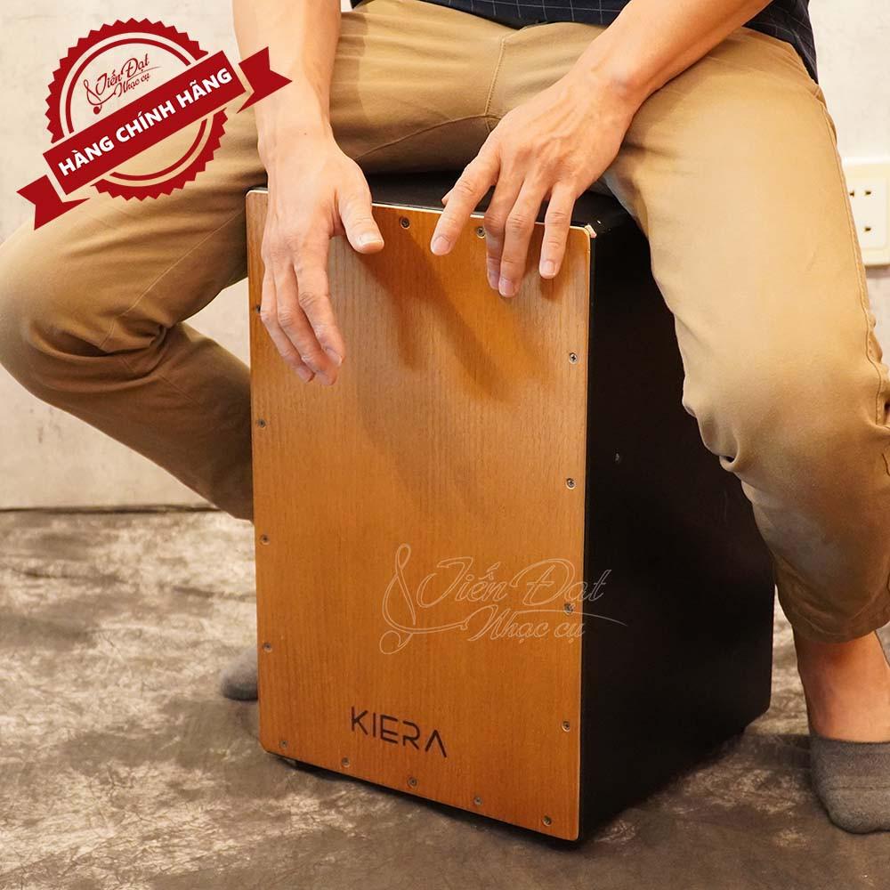 Trống Cajon Hippo Kiera HCN-01, HCN-02 Mặt Gỗ Burmese Teak Đàn Hồi Cao, Tiếng Bass Vang