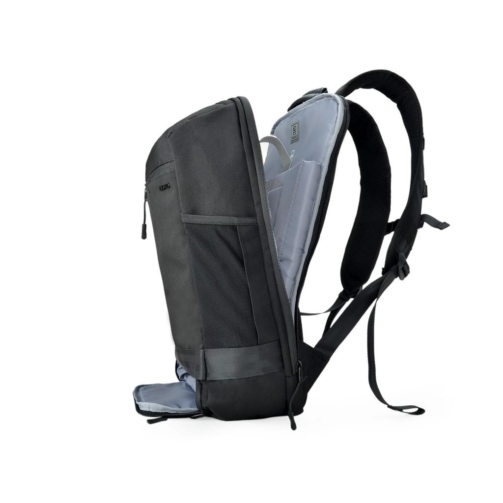 Balo Laptop AGVA Traveller Daypack 15.6 inch màu Đen mã LTB357BLACK Chất liệu Vải polyester cao cấp nhiều ngăn đựng phụ kiện Bảo hành 02 năm chính hãng