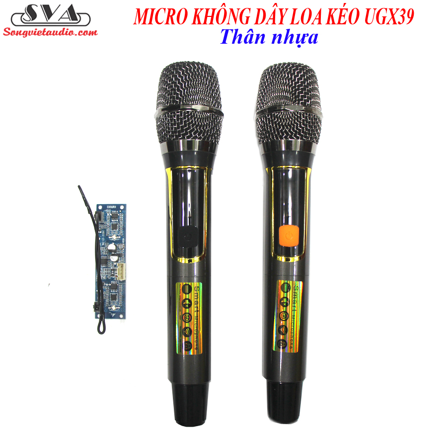 MICRO KHÔNG DÂY LOA KÉO UGX39 - THÂN NHỰA