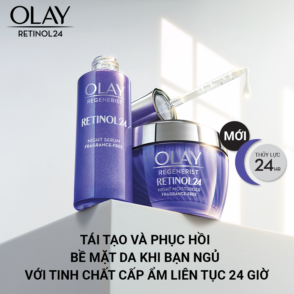 Kem Dưỡng Mắt OLAY Retinol 24 Tái Tạo Da Chống Lão Hóa Toàn Diện 15ml