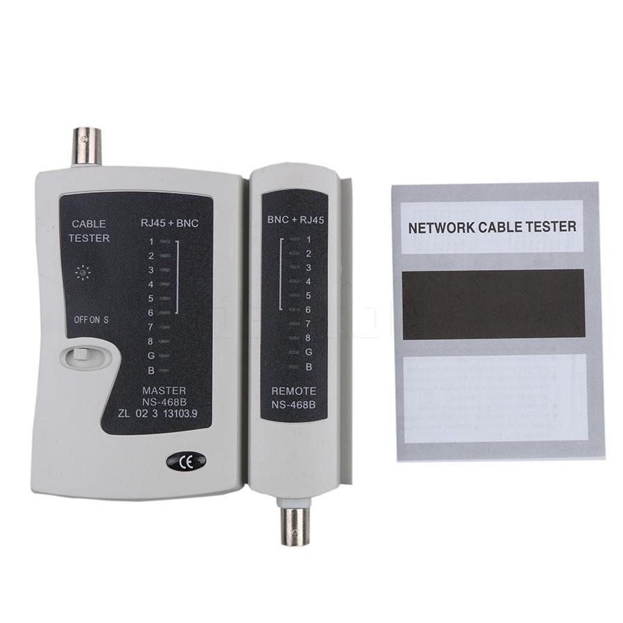 Hộp test mạng đa năng RJ45 và cáp đồng trục BNC cao cấp Tặng 20 hạt mạng RJ45