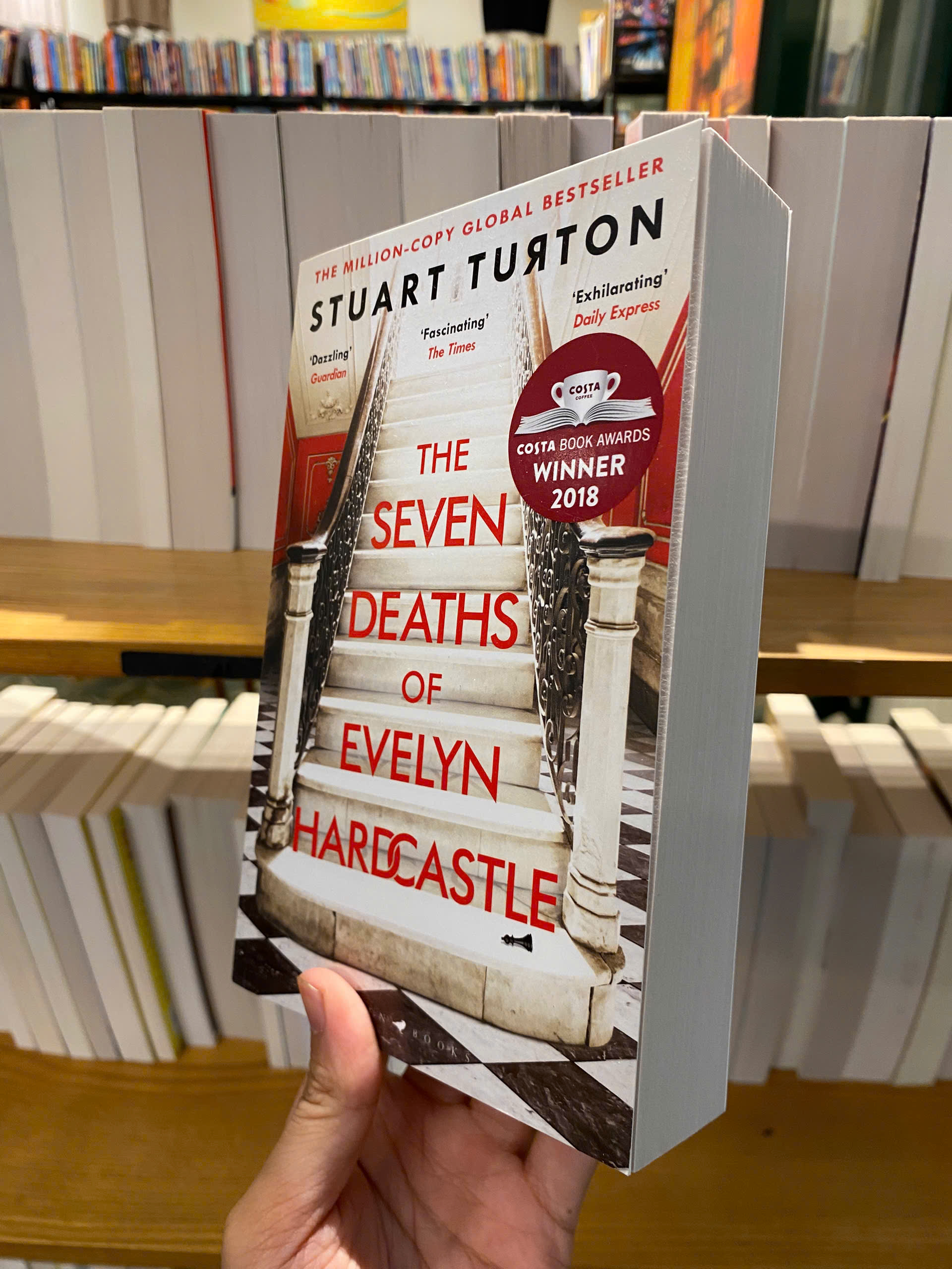 Sách - The Seven Deaths of Evelyn Hardcastle - Stuart Turton | Mystery Fiction / Thriller/ Ngoại văn