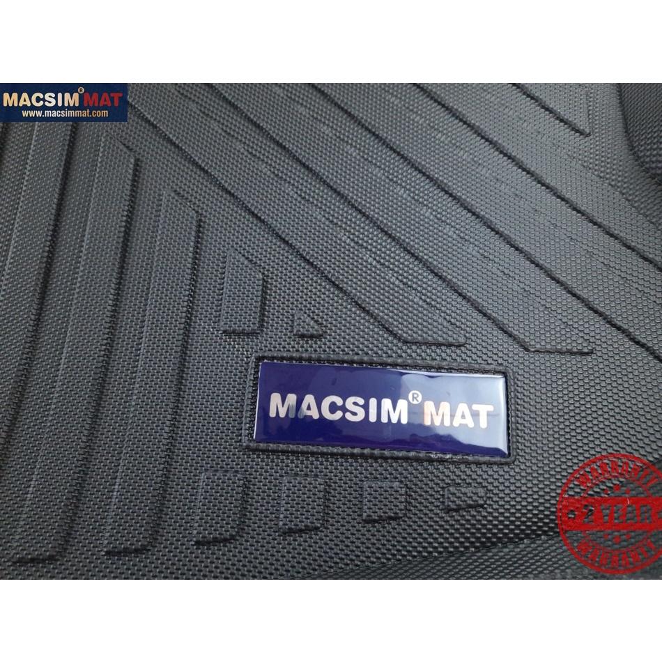 Thảm lót cốp xe ô tô VOLVO V60 2012-2017 nhãn hiệu Macsim chất liệu TPV hàng loại 2