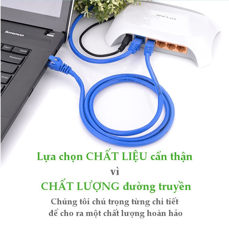 Dây mạng bấm sẵn 2 đầu Cat6 UTP Patch Cords dài 20M UGREEN NW102 11206 - Hàng chính hãng