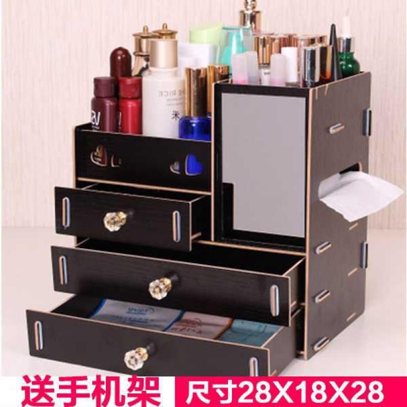 Kệ đựng đồ trang điểm, mỹ phẩm có gương 4 NGĂN KÉO