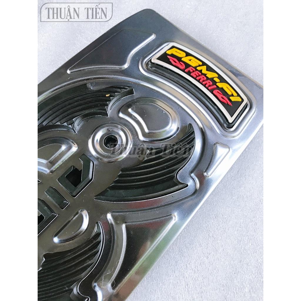 LÓT CHÂN TRƯỚC AIR BLA DE 2011 INOX KHÔNG BÉN, KHÔNG SÉT, HOA VĂN CAO SU NỔI KHÔNG TRƠN