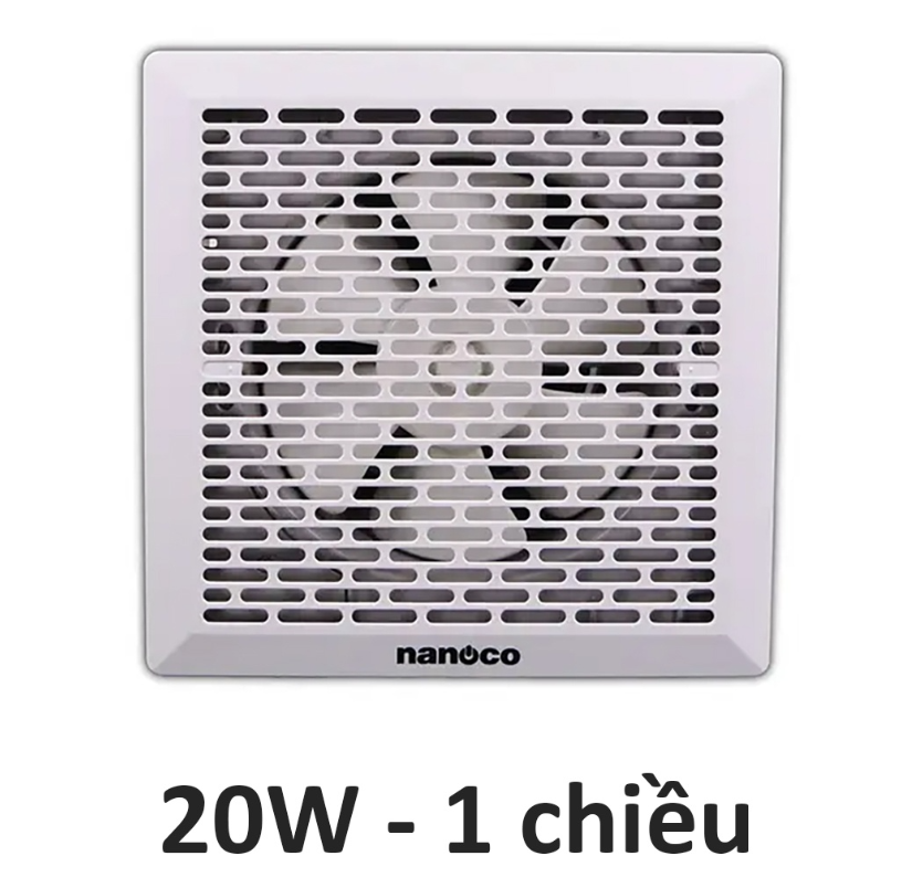 Quạt hút siêu mỏng Nanoco 20W - NMV2023