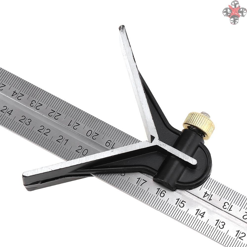 Thước Đo Góc Vuông Đa Năng Bằng Thép Không Gỉ 300mm