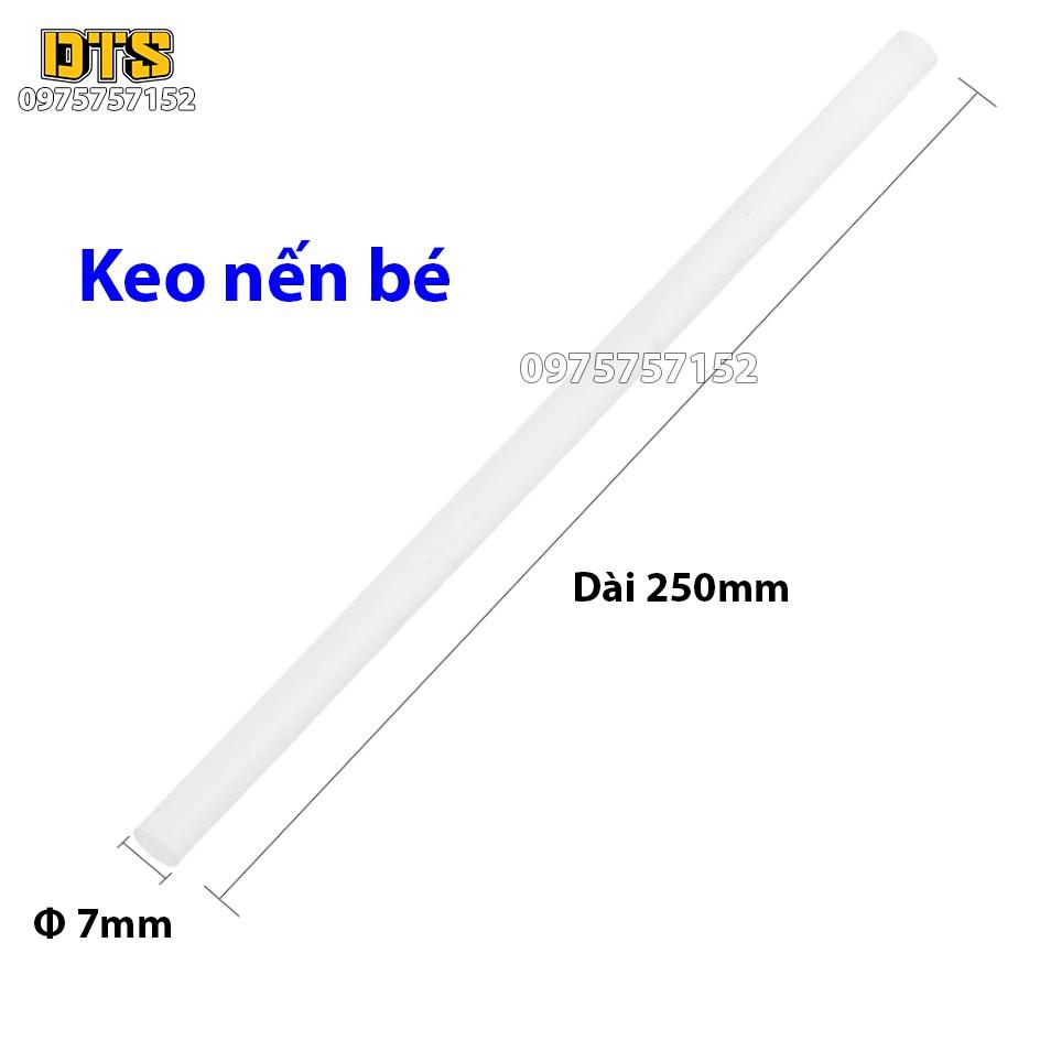 Combo thanh keo nến Silicon chất lượng cao chuyên dùng cho súng bắn keo đường kính 10mm, 7mm keo ra đều siêu dính