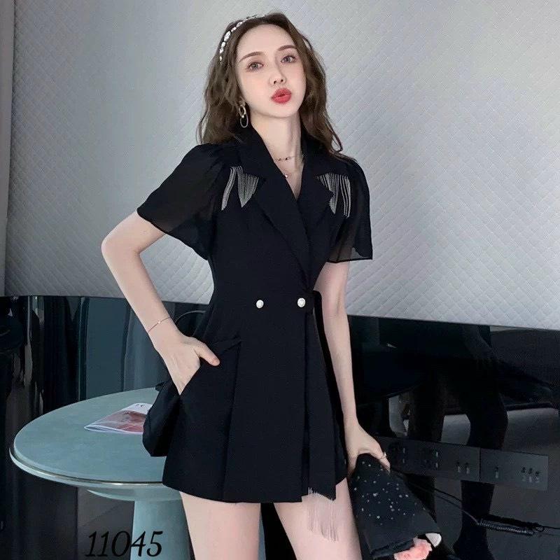 Sét bộ phối tua rua sang trọng đẳng cấp cho các quý chị em - thời trang hào hoa siêu xinh