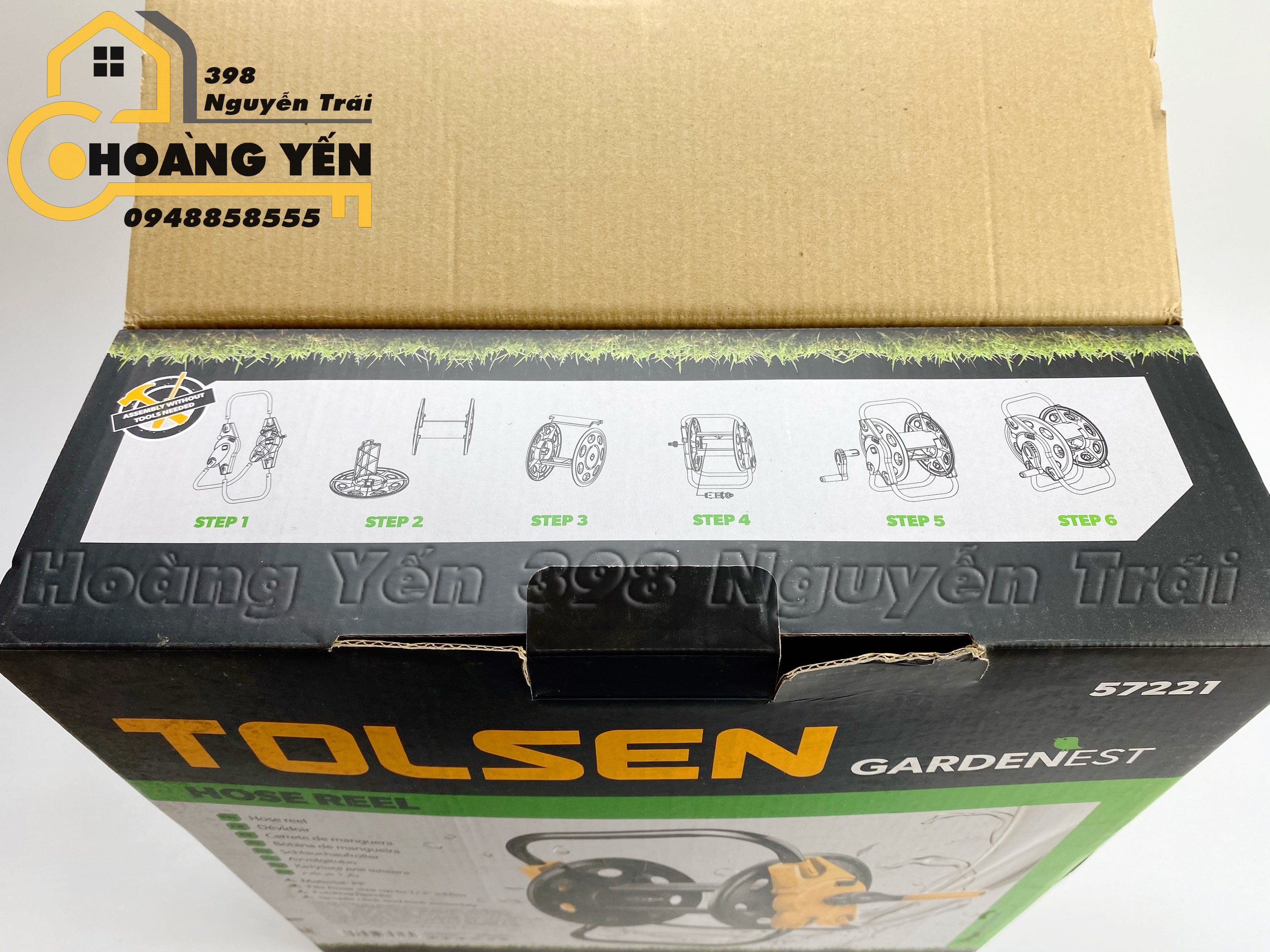 Rulo cuộn ống nước (không kèm dây) 12''x45mm Tolsen 57221