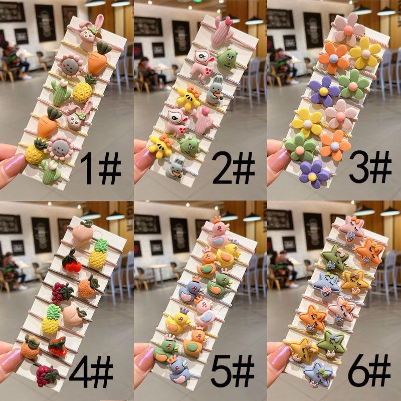 Set 10 dây buộc tóc cho bé gái