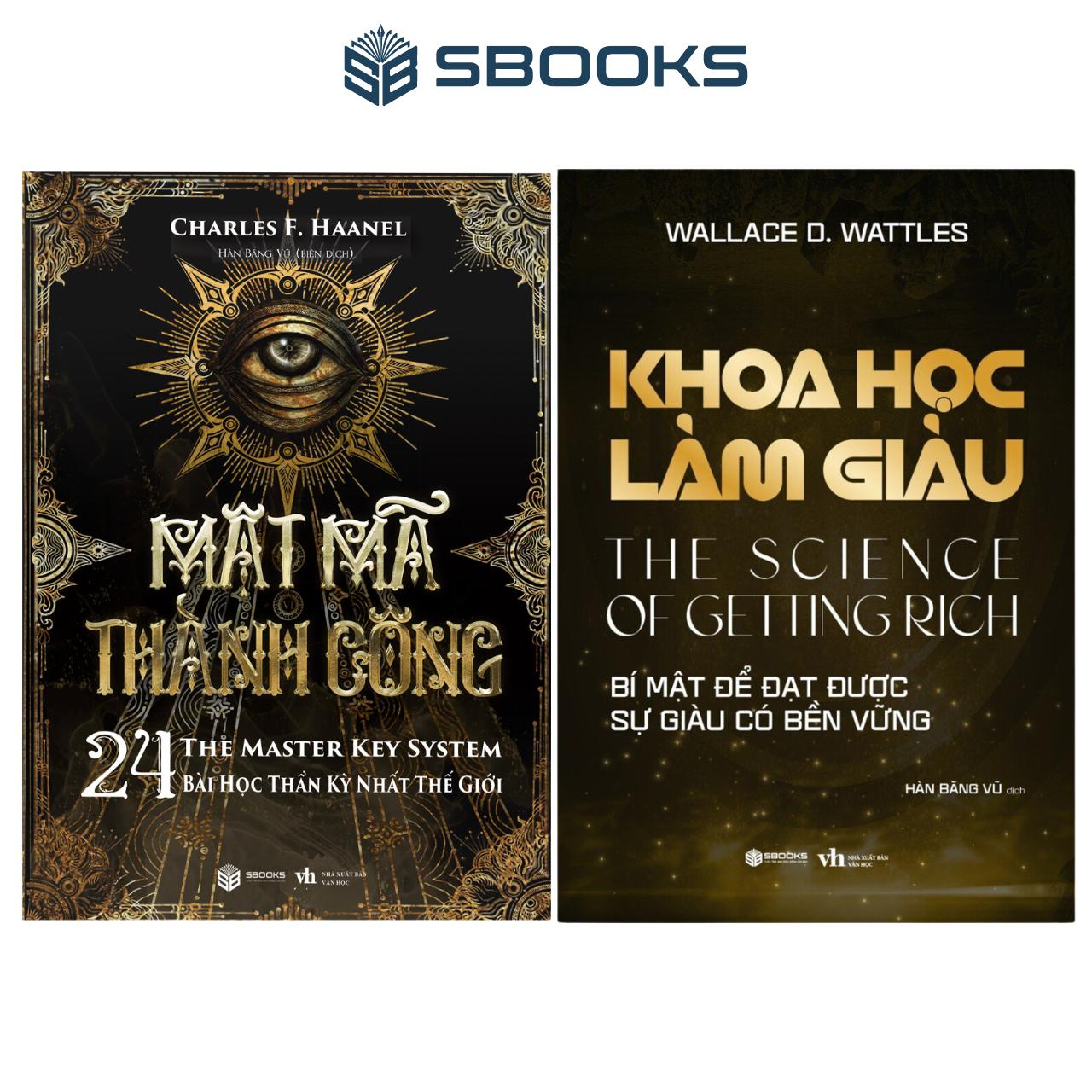 Sách Combo 2 Cuốn : Mật Mã Thành Công + Khoa Học Làm Giàu - SBOOKS