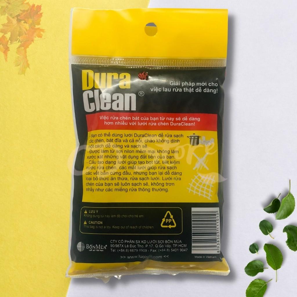 Lưới Rửa Chén Dura Clean Vàng Đen - Miếng Rửa Chén Đa Năng Giá Rẻ - Siêu Sạch - Siêu Bền - Siêu Tiết Kiệm