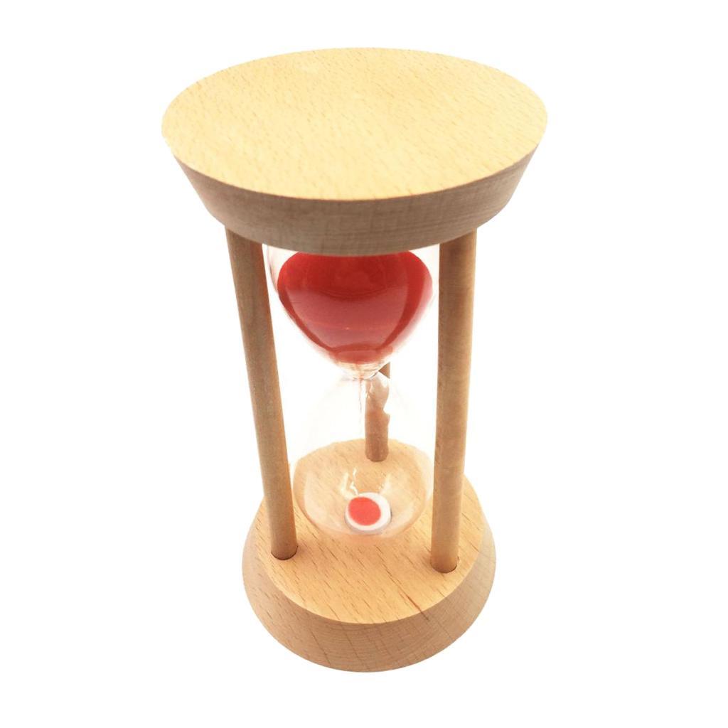 20 Minutes Wooden Sand Glass Timer Clock Hourglass Home Office Desktop Decor