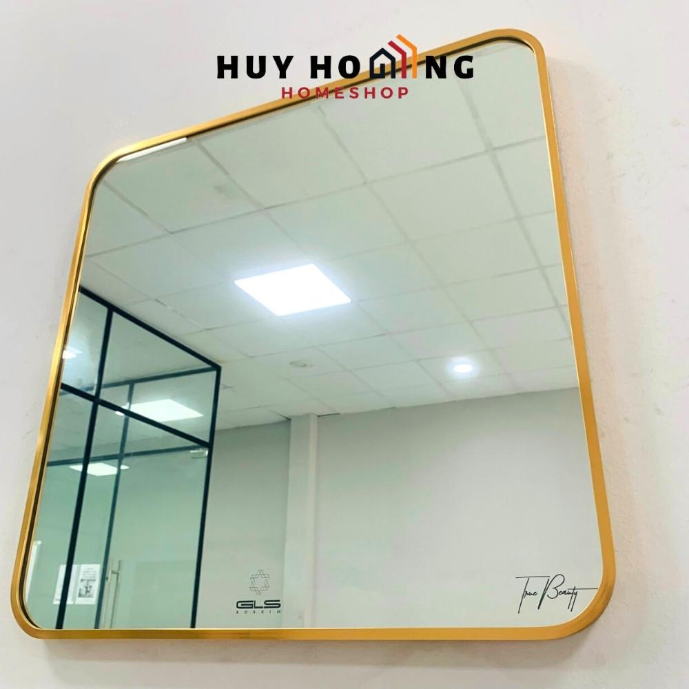 Gương soi hình vuông khung viền nhôm GLSMIRROR F11S20