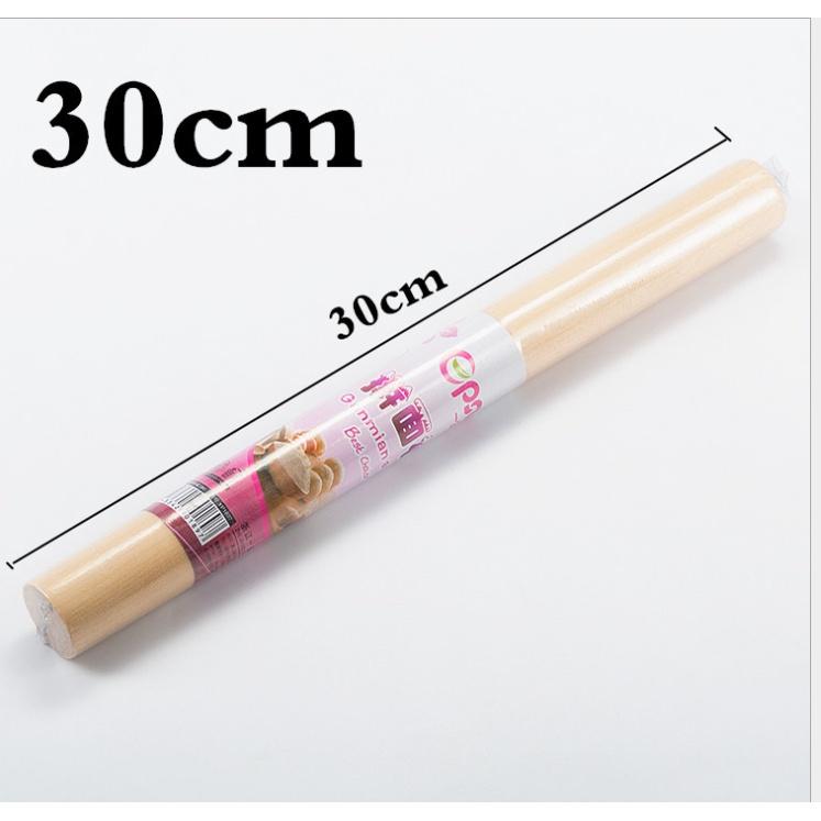 Cán bột gỗ dài 30cm và 40cm dùng làm bánh, cán bột