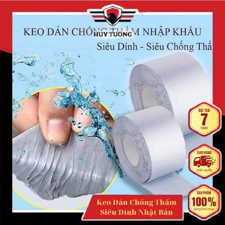 Keo Dán Chống Thấm Siêu Dính Nhật Bản Bosui Dài 5m - GDHN Loại Tốt