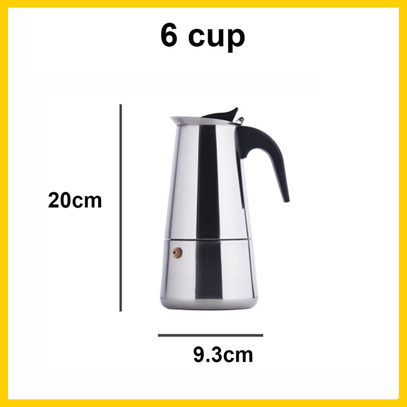 Ấm pha cà phê Moka Express Inox