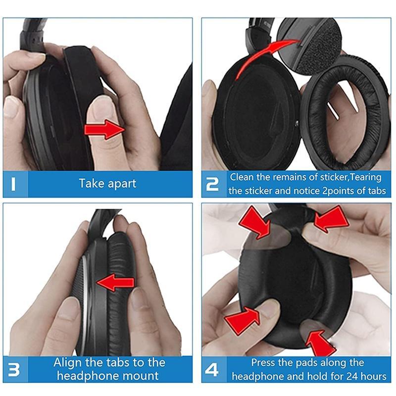 1 Cặp Miếng Đệm Tai Nghe Thay Thế Cho Sennheiser PXC450 PXC350 PC350 SE HD380 HD300 PRO HD700 HME 95 HMEC 250 ONE G4ME ZERO