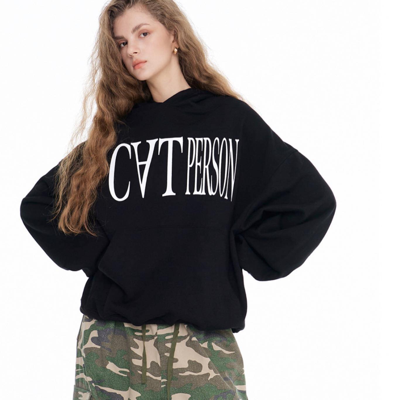 Áo hoodie Cat Person giống NCT Jeamin Kpop cheap moment chất nỉ cryaotic10