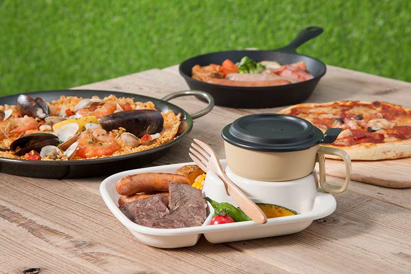 Combo 02 Cốc súp uống nước có nắp Inomata - Nội địa Nhật Bản