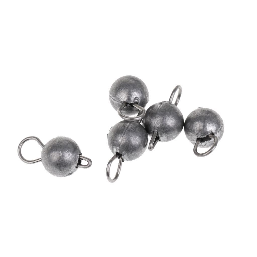 5 Pieces 2/3/5/7/10g Lead Sinker Head Hook Jigs Bait Fishing Hooks for Soft Lure Fishing Tackle