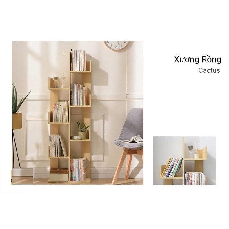 Kệ sách gỗ xương rồng GD163