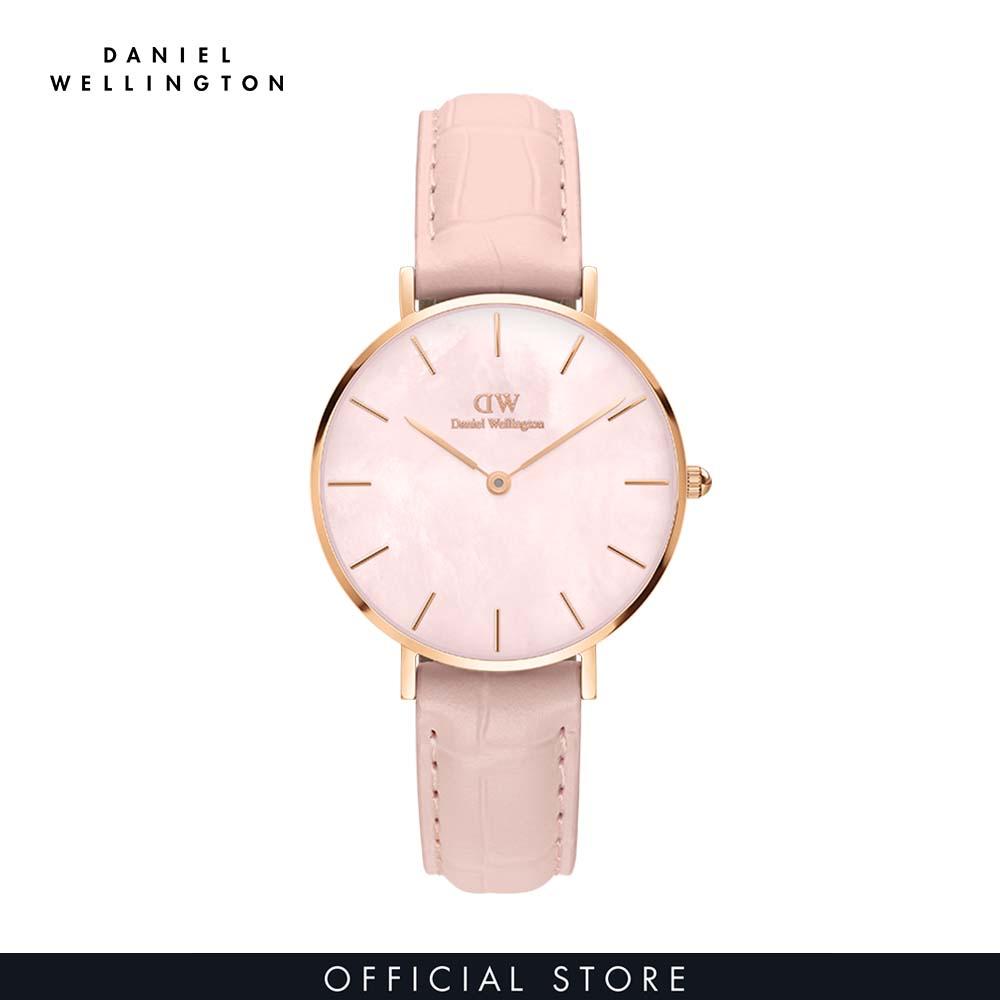 Đồng hồ Nữ Daniel Wellington dây Da - Petite Rouge 32 mm DW00100514