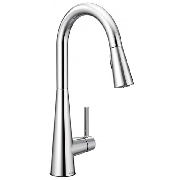 Vòi bếp nóng lạnh dây rút dòng Sleek Moen - GNMCL7864