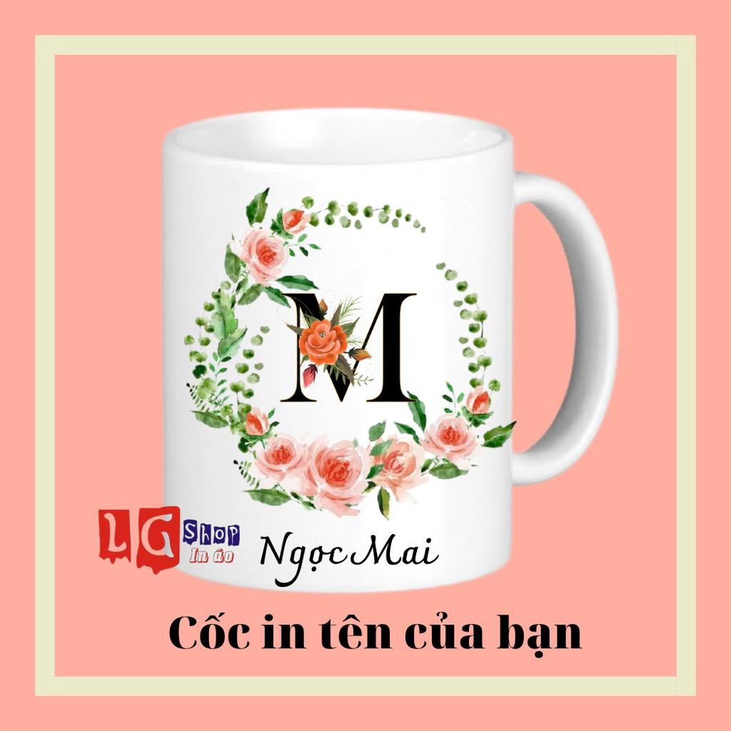 Ly sứ in tên, in logo theo yêu cầu
