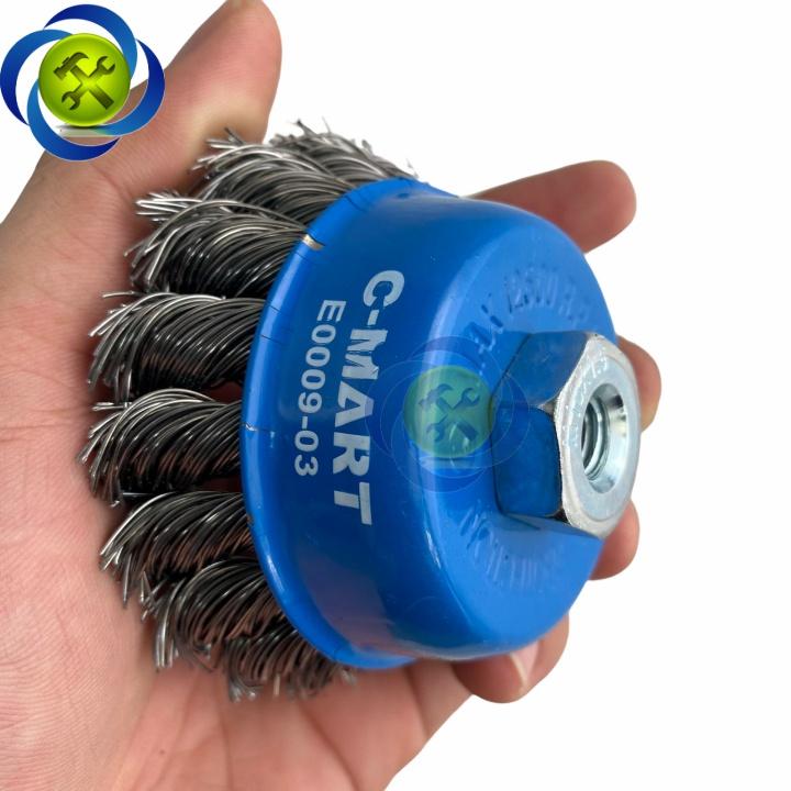 Chén cước C-Mart E0009-03 đường kính 75mm M10 X 1,5