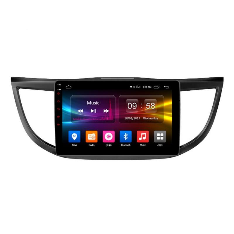 Mặt dưỡng kèm dây nguồn lắp màn hình android cho xe HONDA CRV 2014-2017
