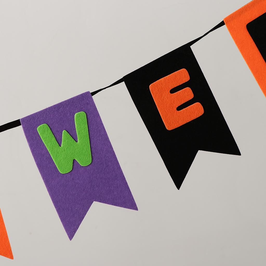 Happy Halloween Bunting Banner Pennant Garland Party Hanging Decoration