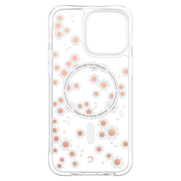 Ốp lưng cho iPhone 15 Pro Max Spigen Cecile Daisy Mag White - Hàng chính hãng