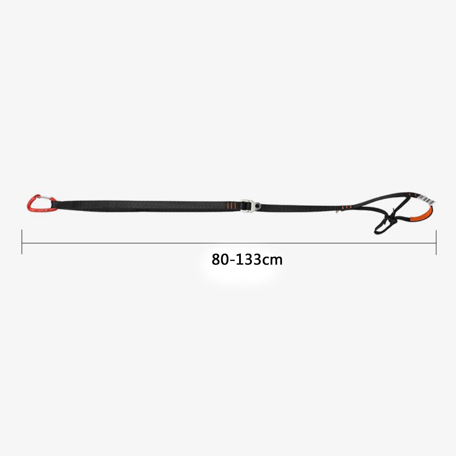 Foot Ascender Loop Adjustable Foot Ascender Loop Sling Belt with Carabiner Hooks