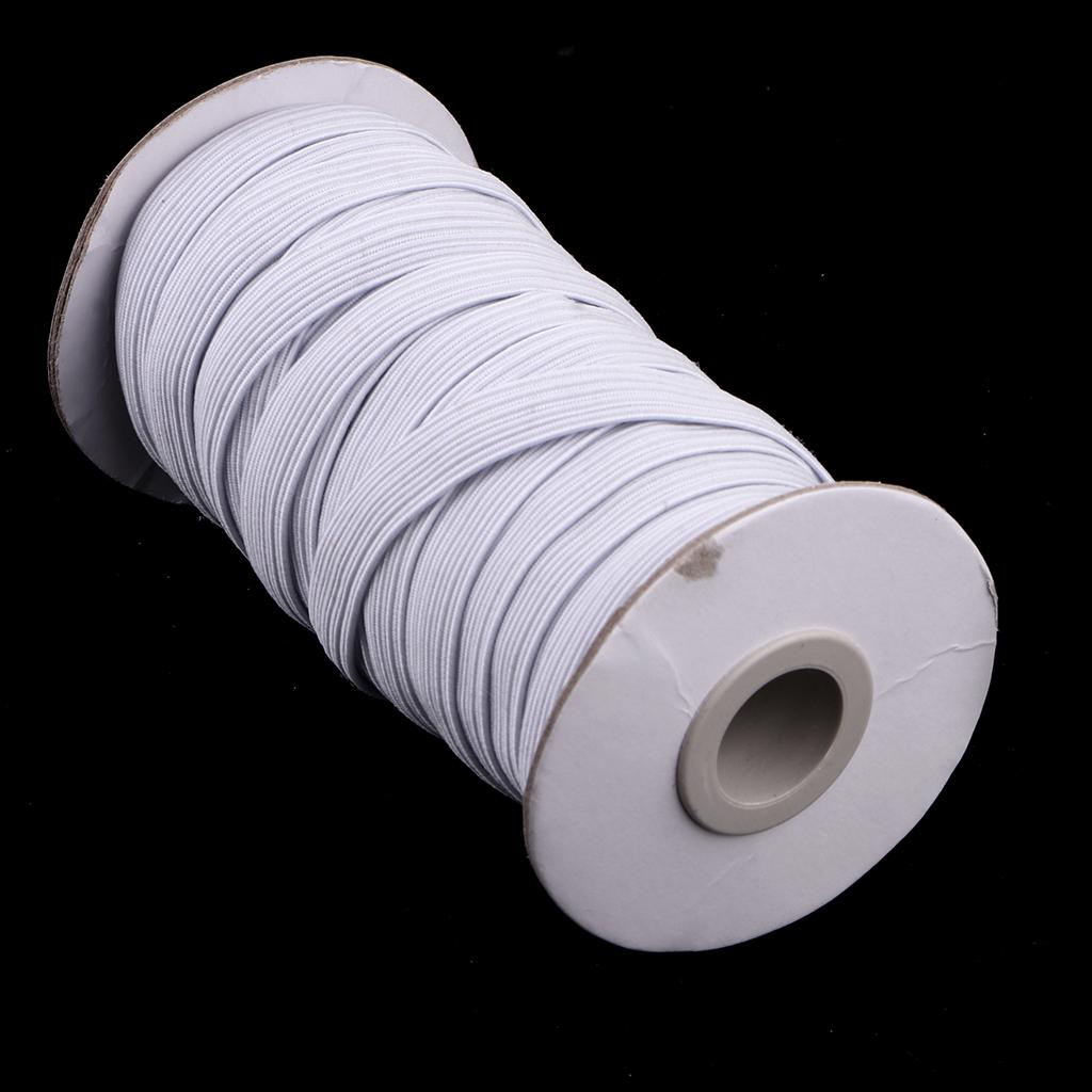 Dây Thun Trắng Co Giãn Quần áo DIY Quần Thể Thao Quần May Trim 10 Mm