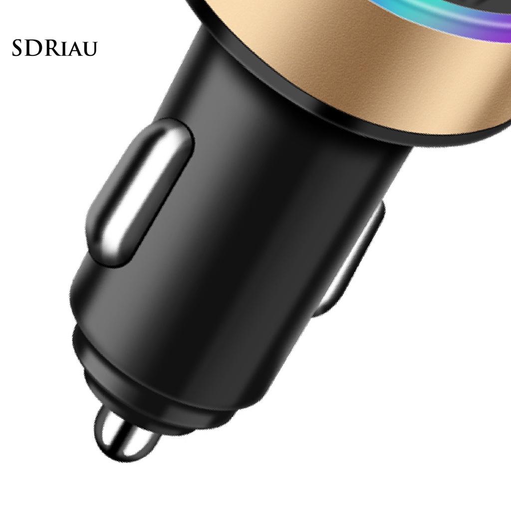 Tẩu Sạc Điện Thoại Di Động Qc 3.0 Hai Cổng Usb Cho Máy Tính Bảng / Mp3