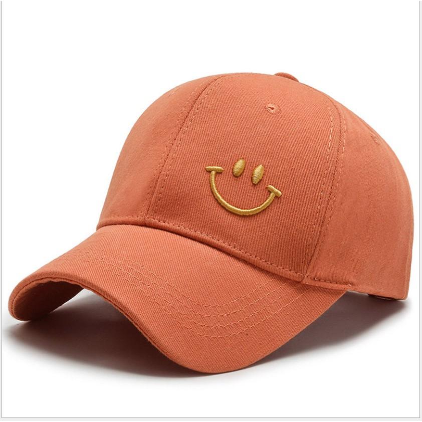 Mũ, nón lưỡi trai mặt cười Đội đầu, chống nắng siêu hot 2021