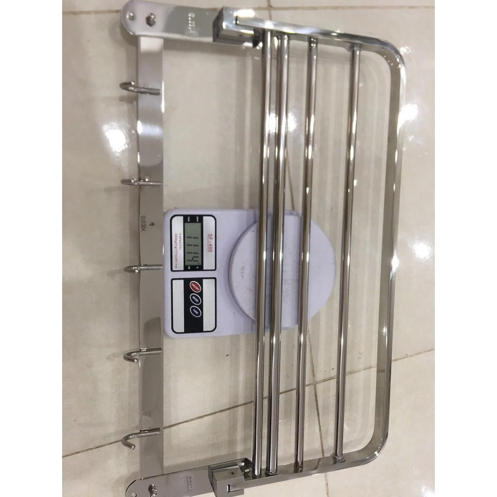 Vắt khăn nhà tắm chân đặc dày loại 1, Vắt khăn giàn inox 304 chân đặc chắc chắn