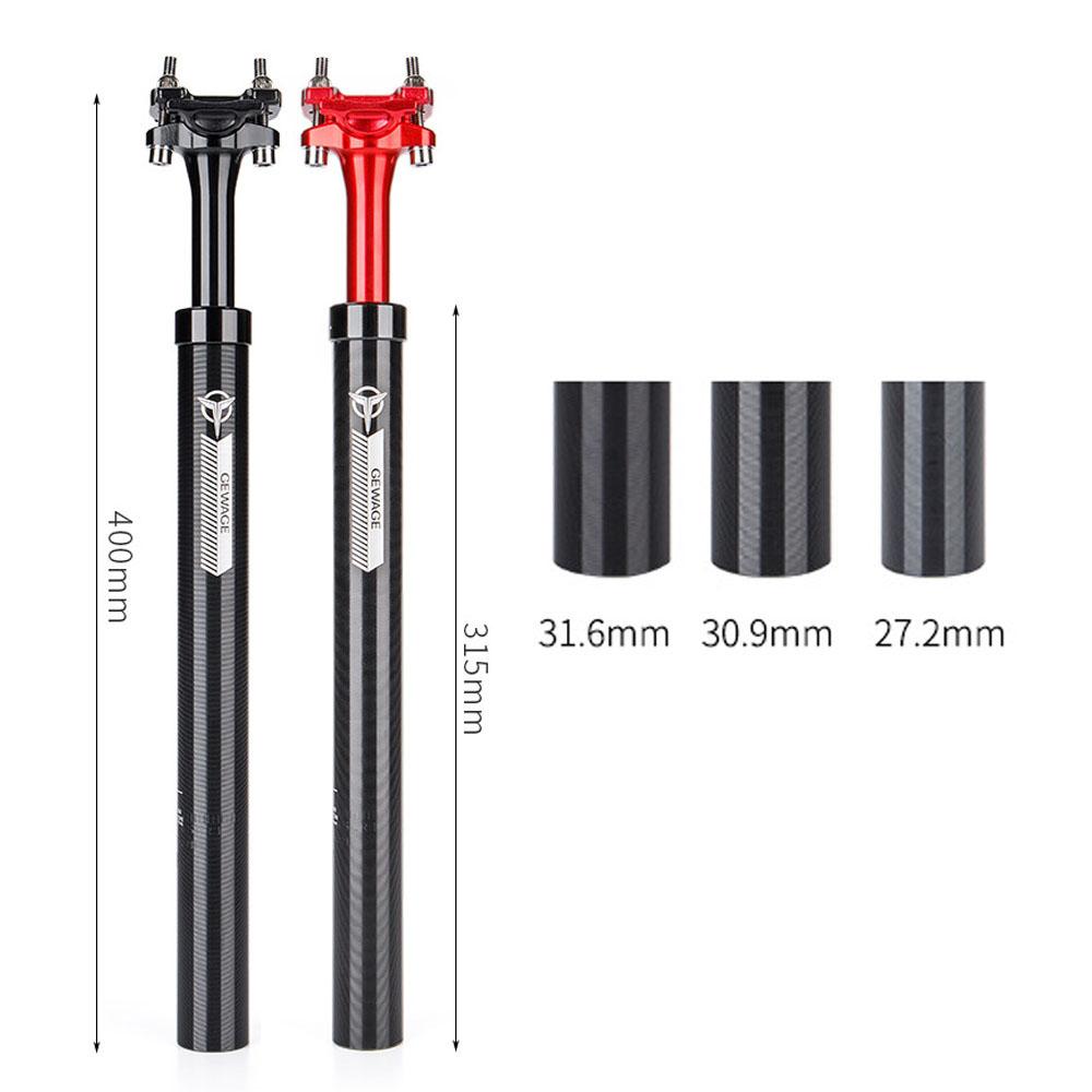 Cột Trụ Yên Xe Đạp Dài Giảm Sốc Hợp Kim Nhôm Aluminum Có Thể Điều Chỉnh Độ Cao Phù Hợp