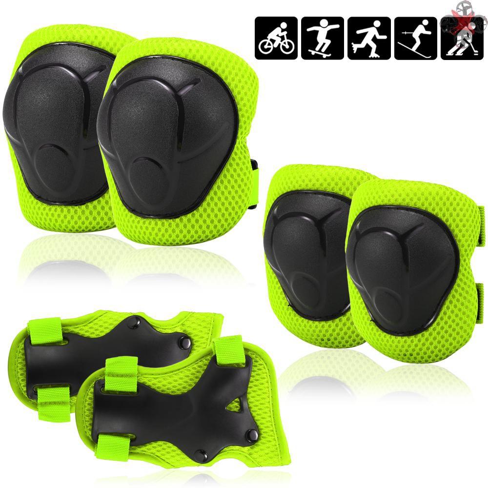 Bộ Dụng Cụ Bảo Vệ Đầu Gối 6 Trong 1 Cho Trẻ Em