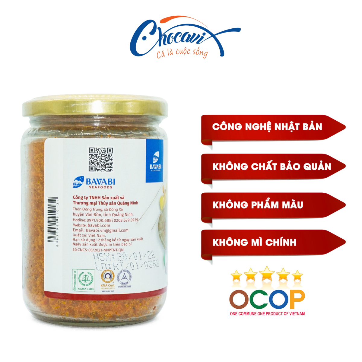 Ruốc Tép BAVABI 150g Đặc Sản Vân Đồn Quảng Ninh Thơm Ngon Giàu Dinh Dưỡng
